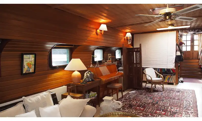 Grande péniche Freycinet à vendre à Paris – 170 m² habitables