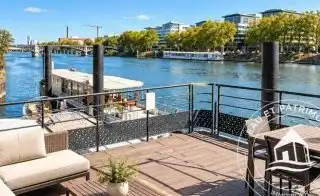 Maison flottante à vendre Asnières-sur-Seine - Rénovée et Rooftop exceptionnel