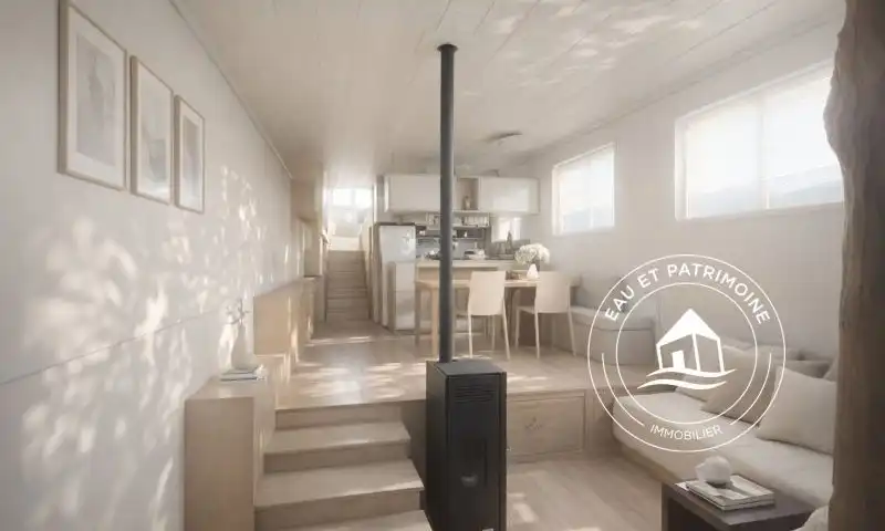 Péniche à vendre Paris 6 – 110 m² bien Agencés et Terrasses