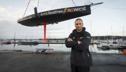 Vendée Globe 2020 avec Fabrice Amedeo Newrest Art et Fenêtres