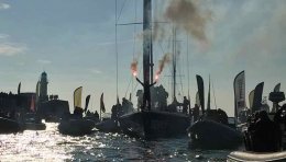 Vendée Globe : l'arrivée de Fabrice Amedeo en images !