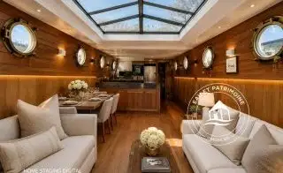 Péniche à vendre Paris 1 – Toit ouvrant et Vue Tour Eiffel