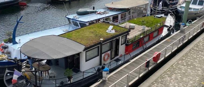 Exceptionnelle péniche d'habitation à vendre à Paris
