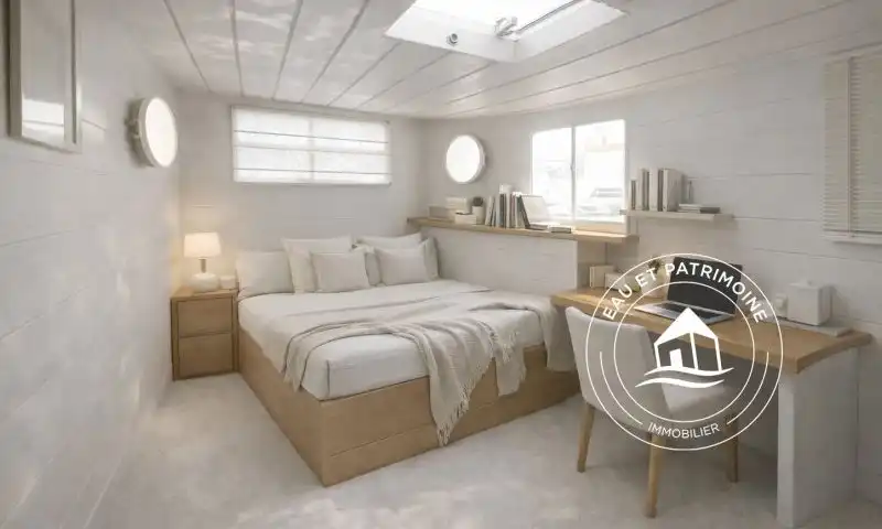 Péniche à vendre Paris 6 – 110 m² bien Agencés et Terrasses