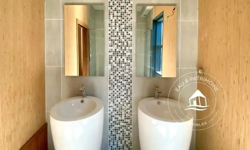 Propriété au bord de l'eau avec étangs privatifs reliés à l'Yonne