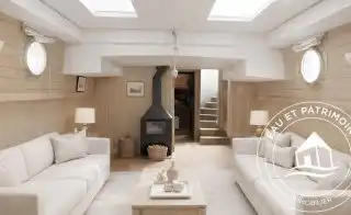 Péniche à vendre Paris 1 – Toit ouvrant et Vue Tour Eiffel