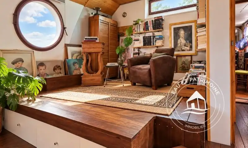 Péniche à vendre Avignon - Piscine avec vue sur le Rhône