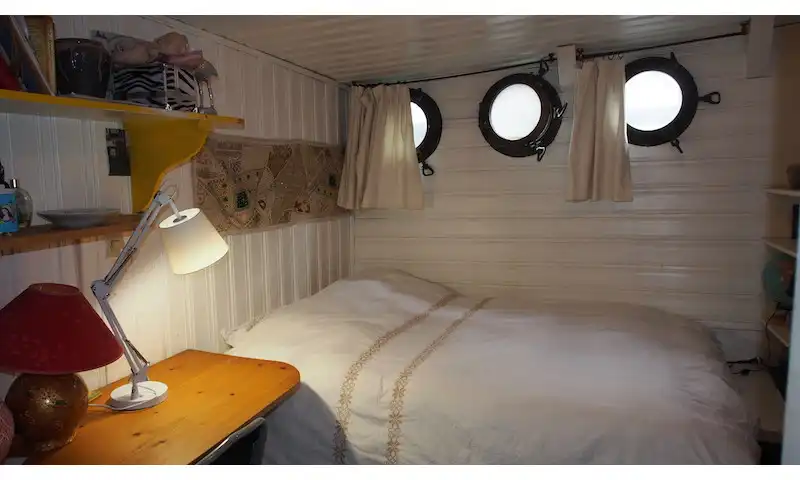 Grande péniche Freycinet à vendre à Paris – 170 m² habitables