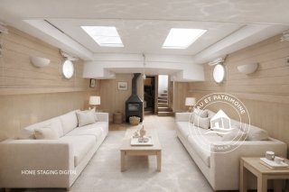 Péniche à vendre Paris 1 – Toit ouvrant et Vue Tour Eiffel