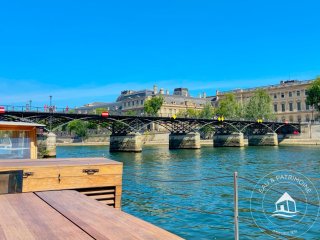 Péniche à vendre Paris 6 – Vue Splendide Louvres et Île de la Cité